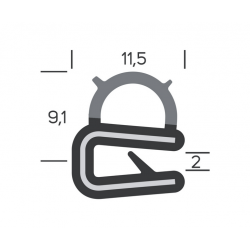 Profil universel 11.5 mm